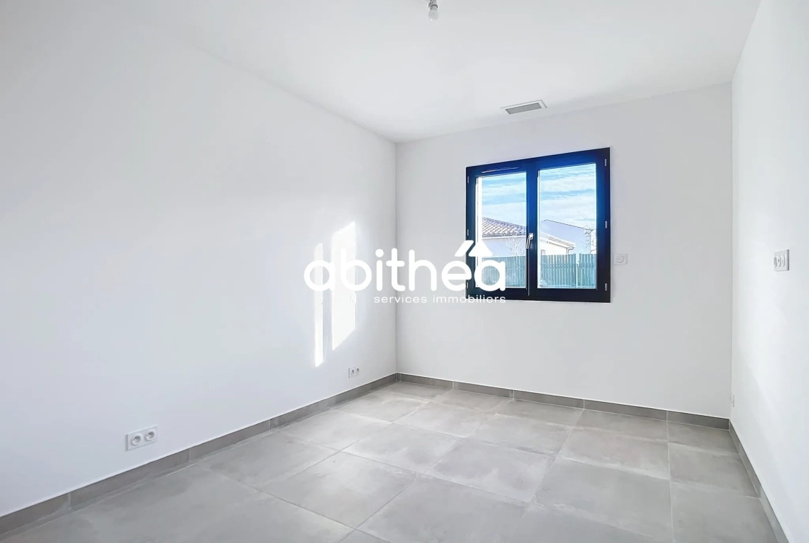 Maison de plain-pied 4 pièces avec jardin et garage à Maraussan 