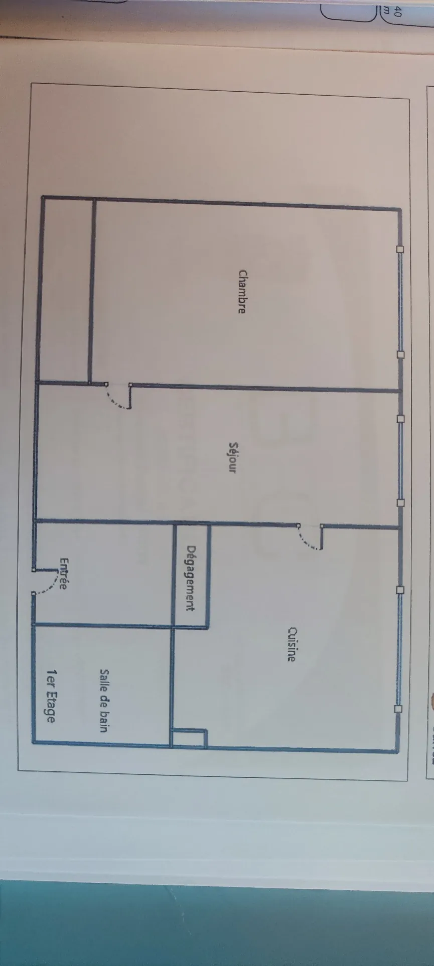 Appartement lumineux de 43 m² dans le centre de Douai - T2 avec balcon 