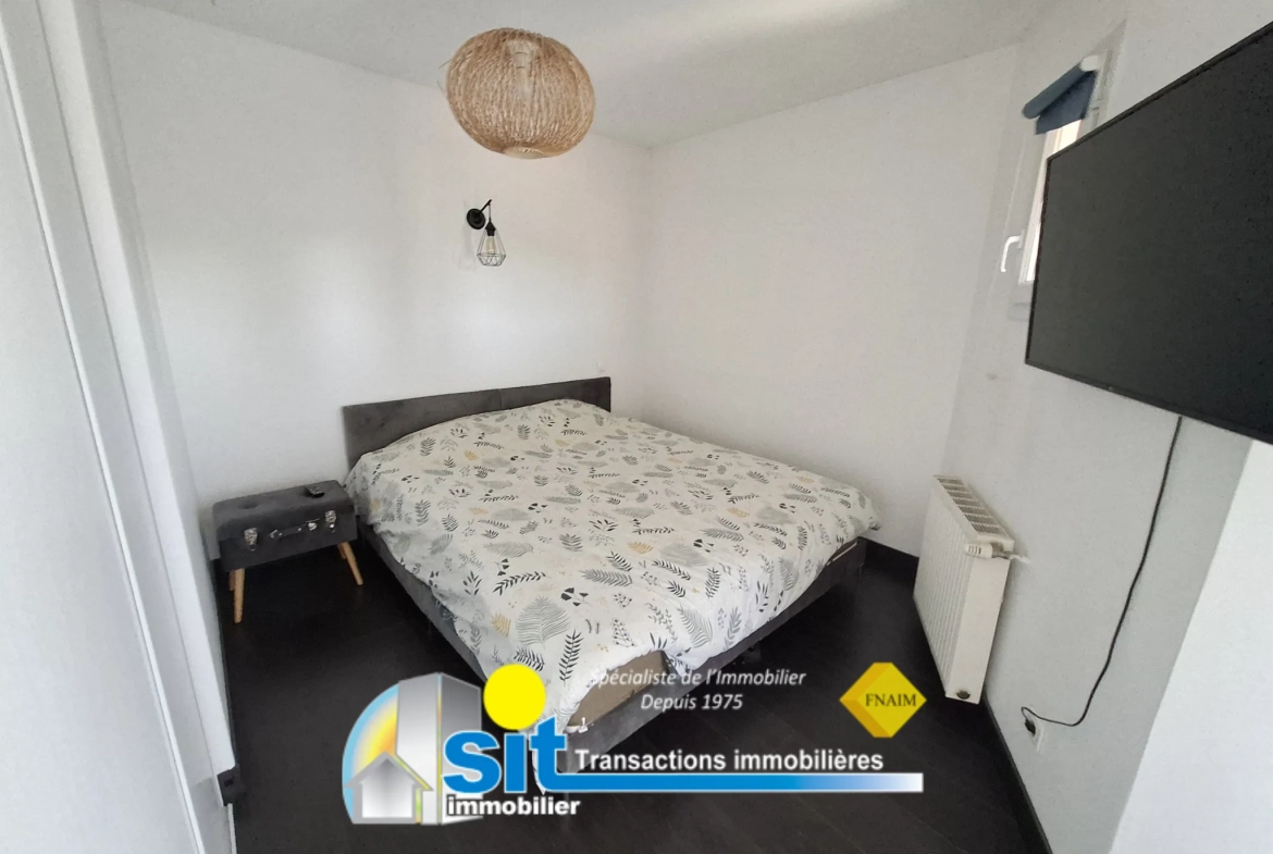 Bel appartement T2 avec terrasse et vue sur la rivière à Condrieu 