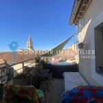 Appartement T4 avec terrasse en vente au dernier étage à Nîmes Écusson