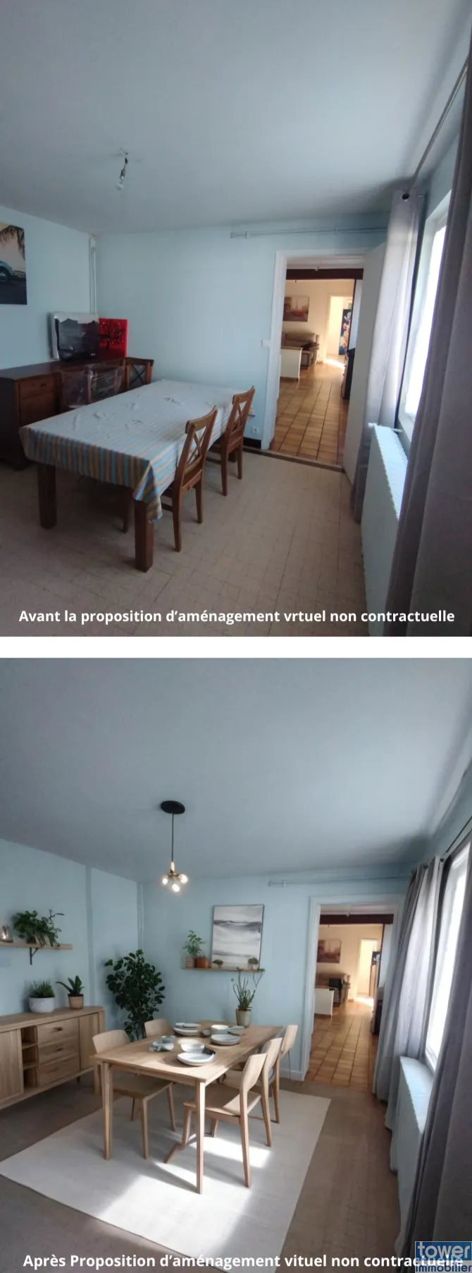 Charmante maison à Noyon avec grand terrain et potentiel d'agrandissement 