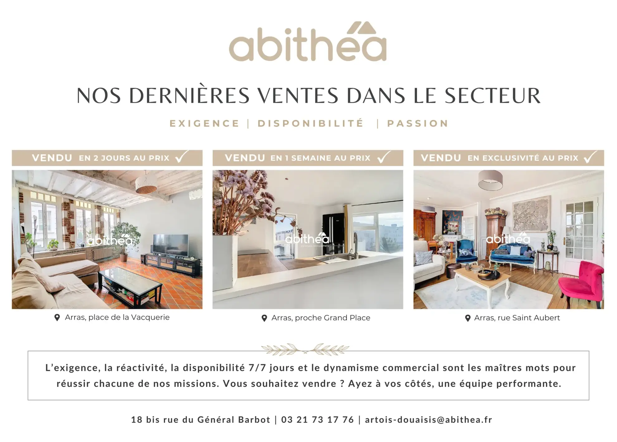 Appartement de standing à Arras, 92 m², rénové, hyper-centre 