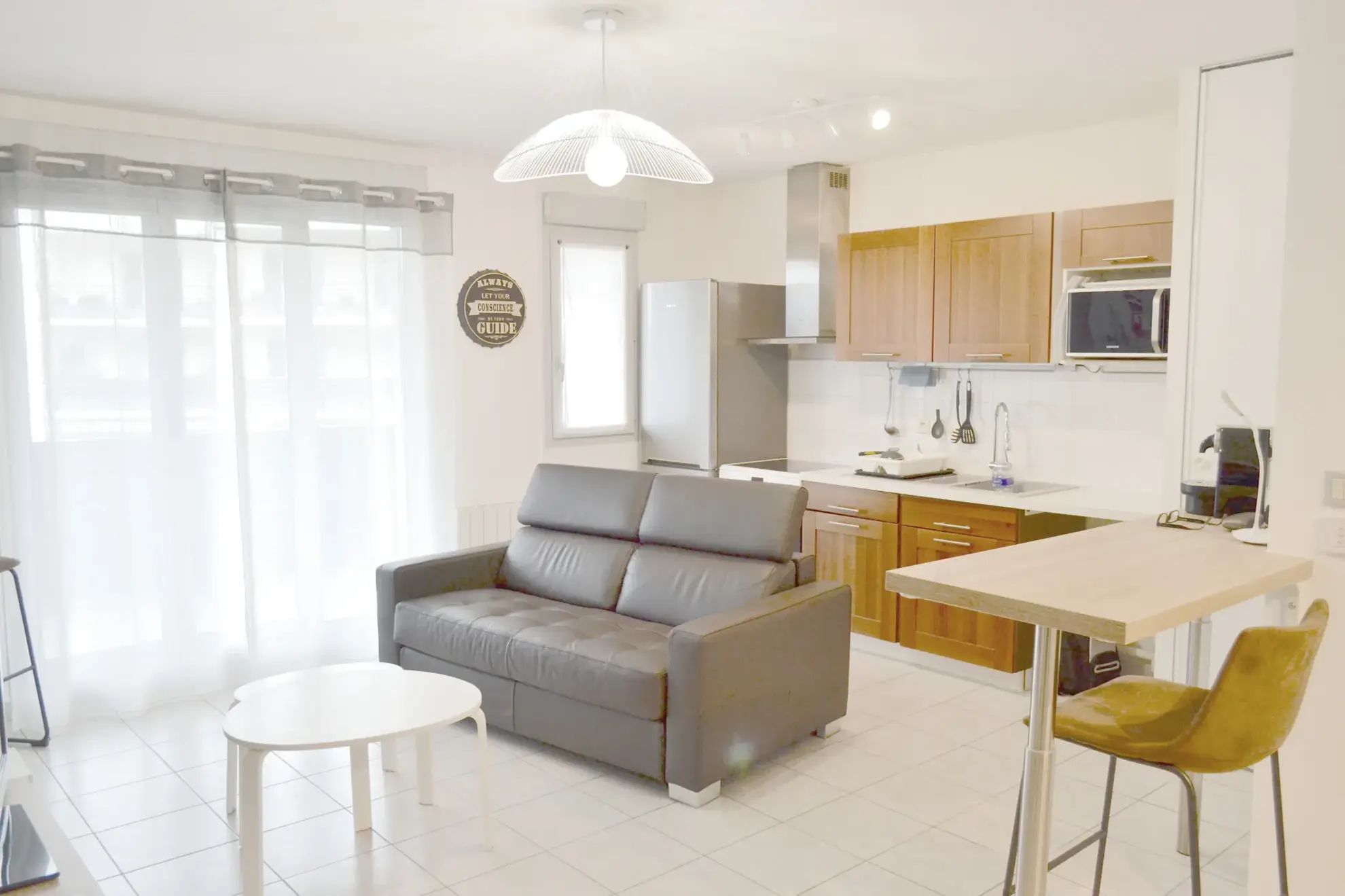 Bel appartement T2 avec balcon et parking à Bourgoin-Jallieu 