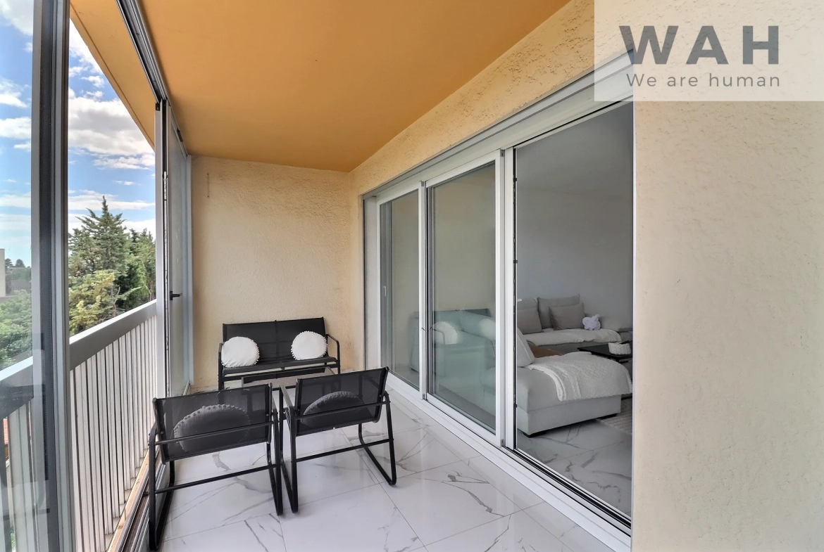 Appartement 3 pièces avec balcon et garage à Lunel – Idéalement situé 