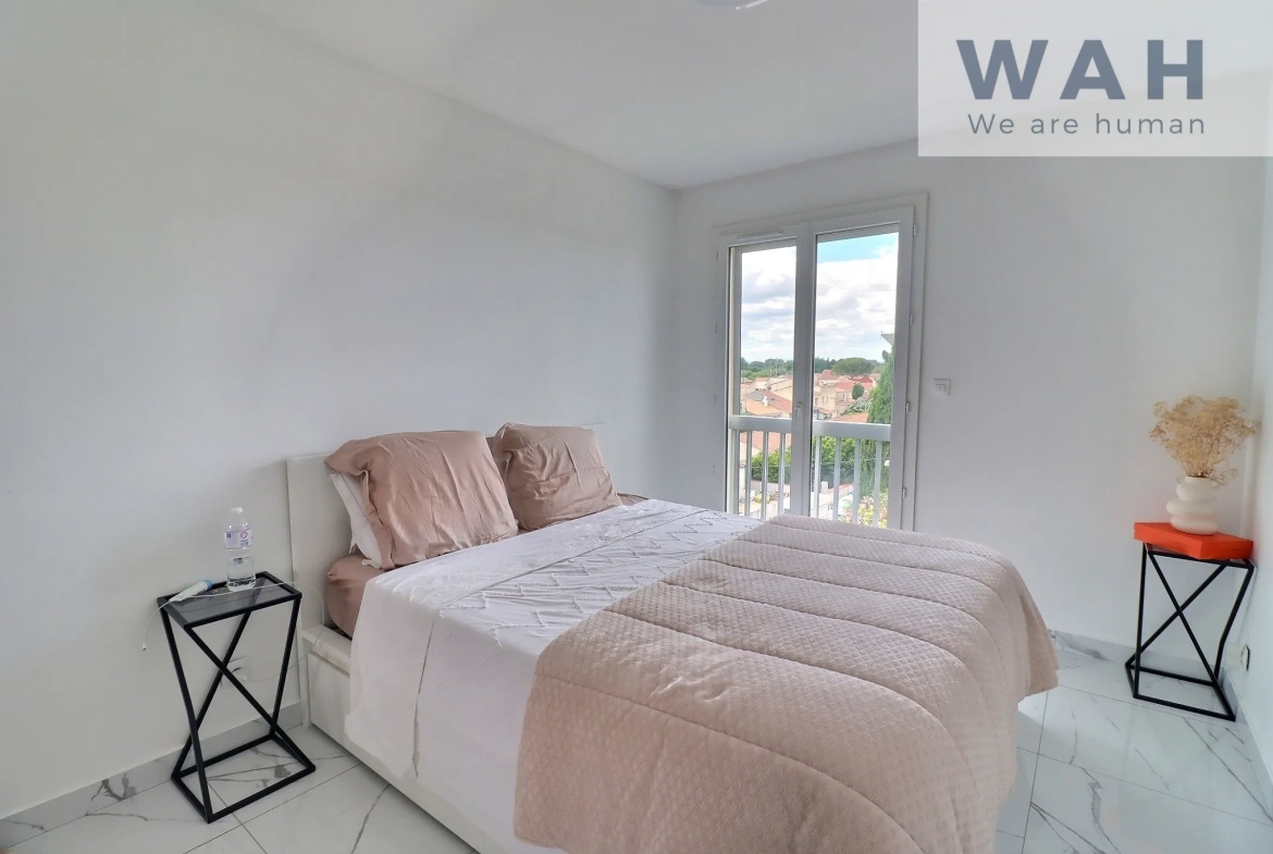 Appartement 3 pièces avec balcon et garage à Lunel – Idéalement situé 