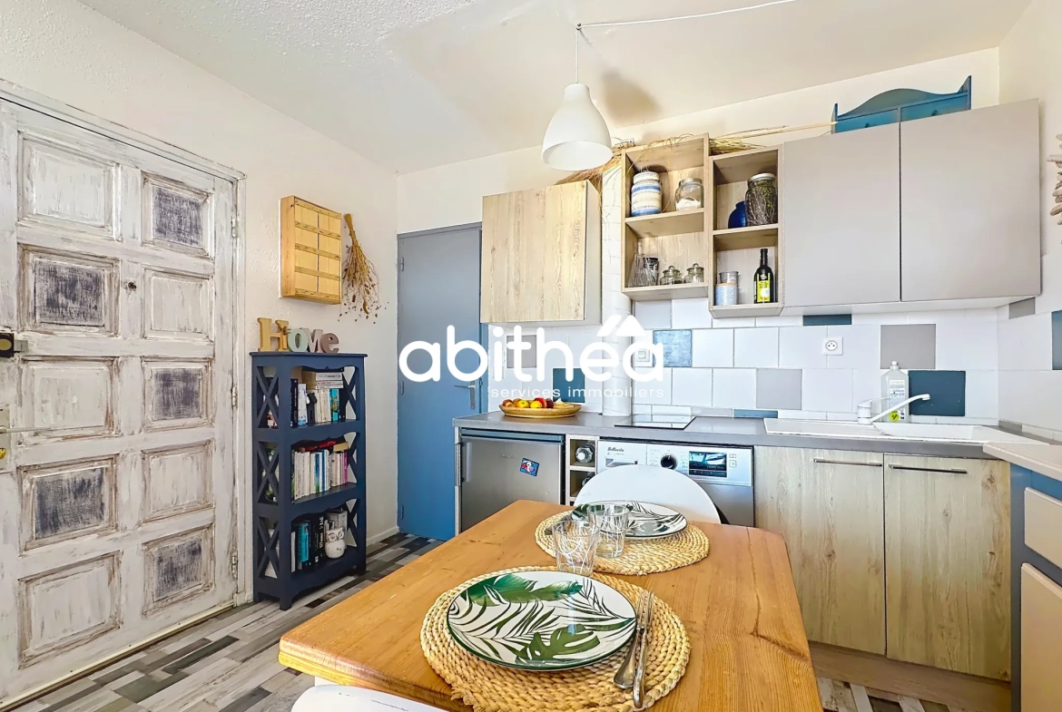 Studio rénové avec vue mer au Cap d'Agde – idéal investissement ou résidence secondaire 