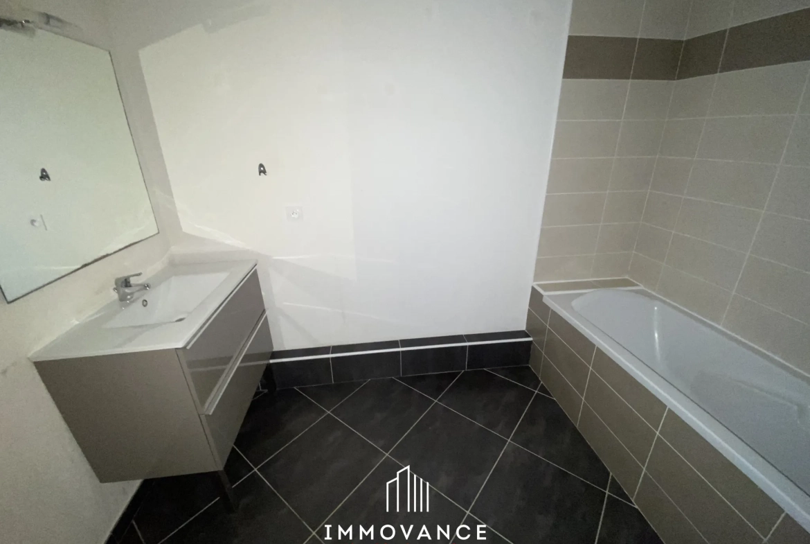 Appartement T3 avec terrasse à Montpellier - Résidence sécurisée et proche commodités 