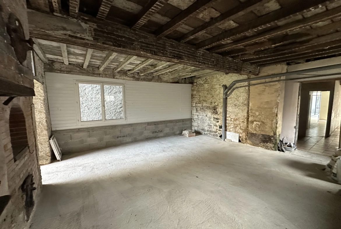 Maison avec local commercial et potentiel d'aménagement à Lasseube 