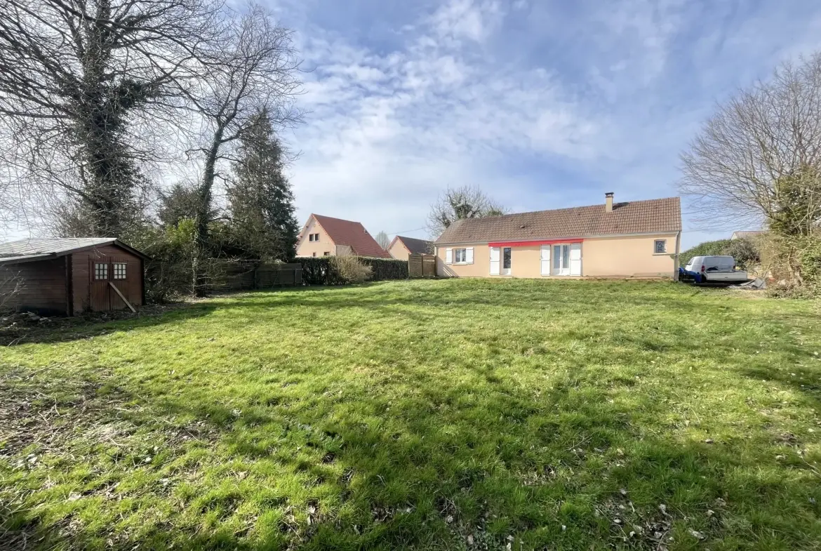 Maison de plain-pied lumineuse de 102m² entre La Ferté-Gaucher et Esternay 