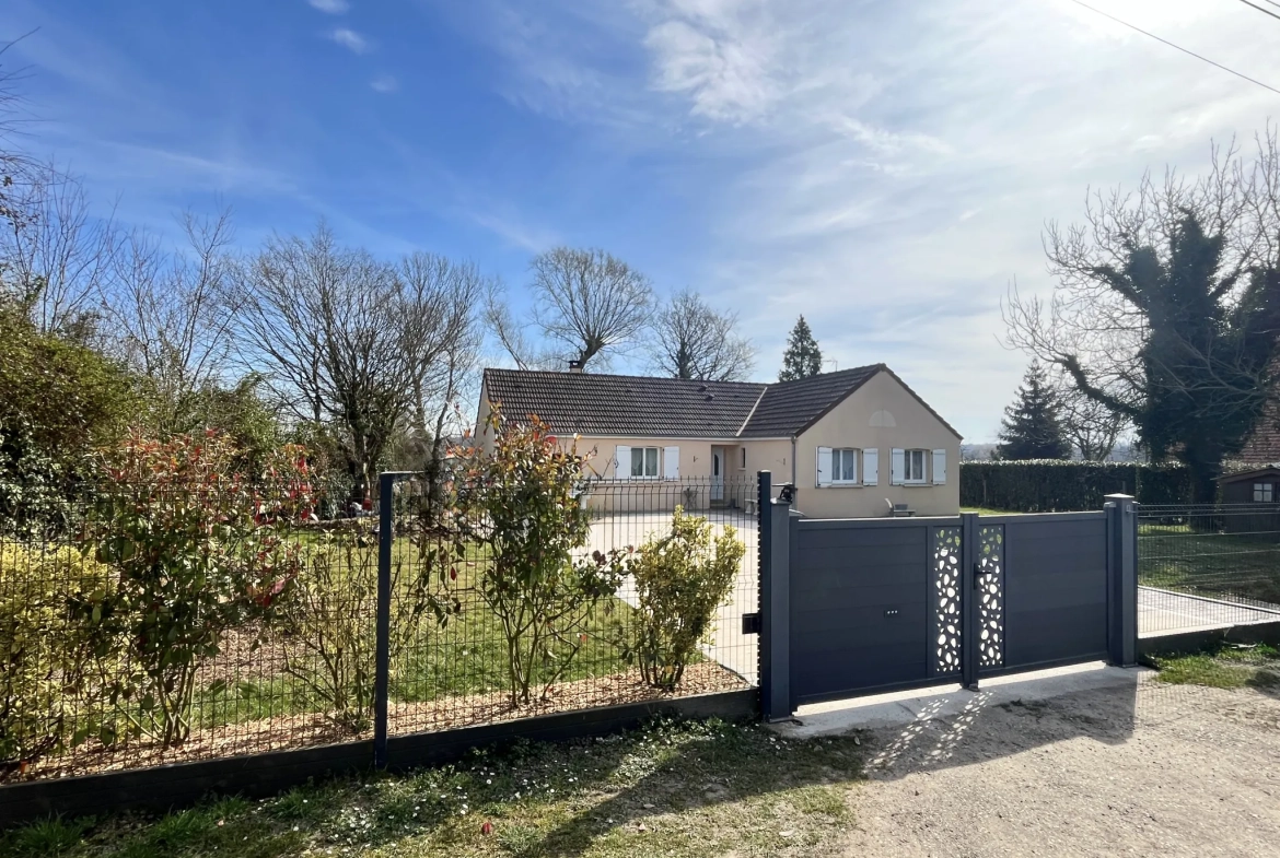Maison de plain-pied lumineuse de 102m² entre La Ferté-Gaucher et Esternay 