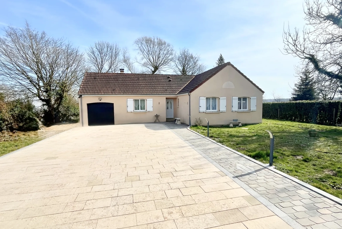 Maison de plain-pied lumineuse de 102m² entre La Ferté-Gaucher et Esternay 