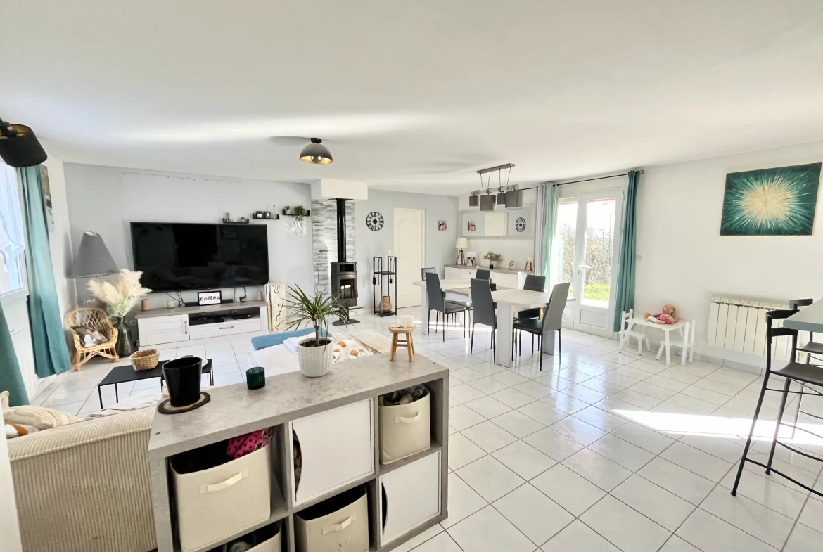 Maison de plain-pied lumineuse de 102m² entre La Ferté-Gaucher et Esternay 