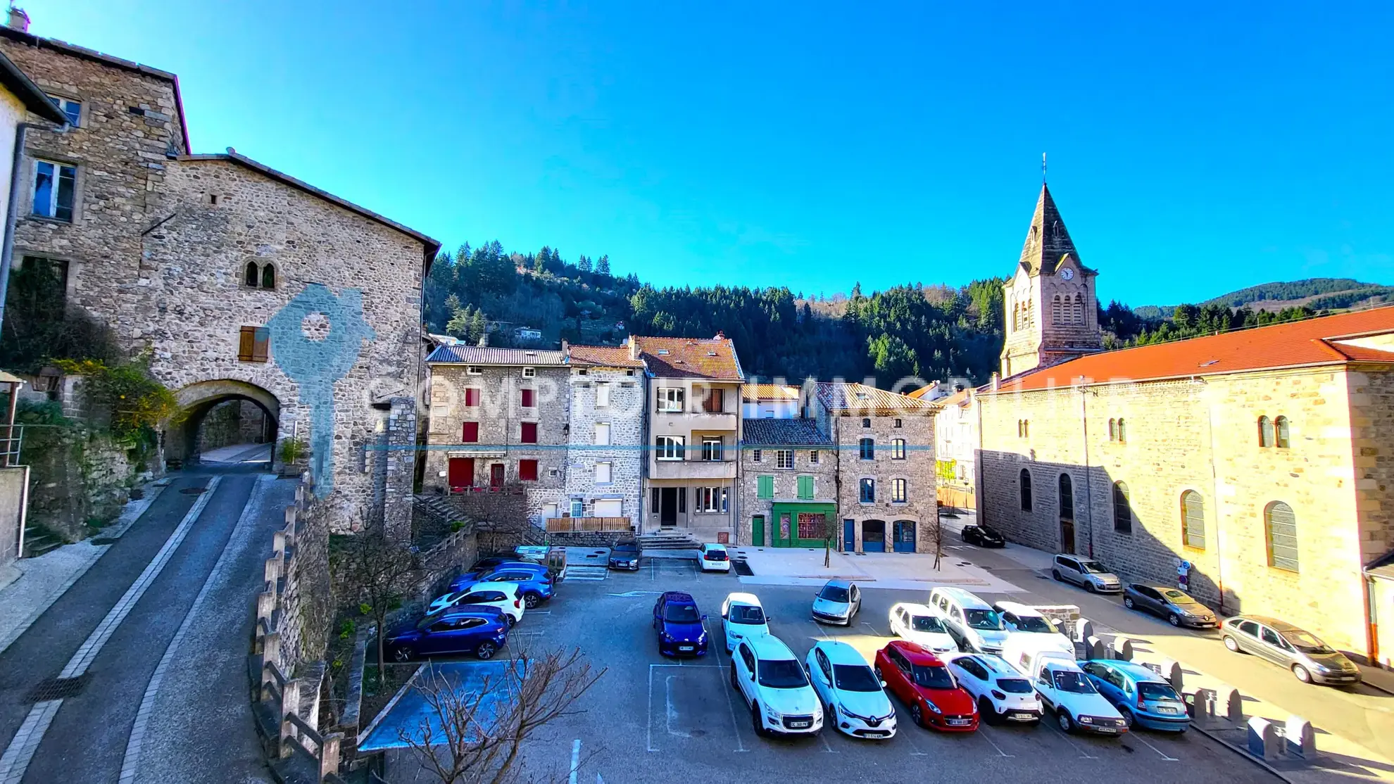 Magnifique maison de village en Pierre avec terrasse, garage et cave en Ardèche 