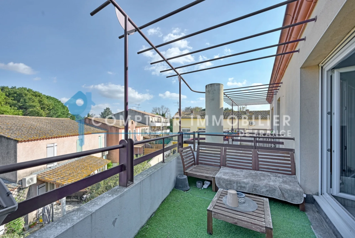 Appartement T2 avec terrasse et parking à Aubord - Exclu 