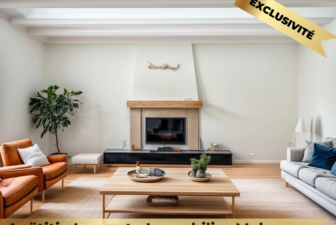 Maison familiale en pierre à Melesse avec grand volume et potentiel de rénovation 