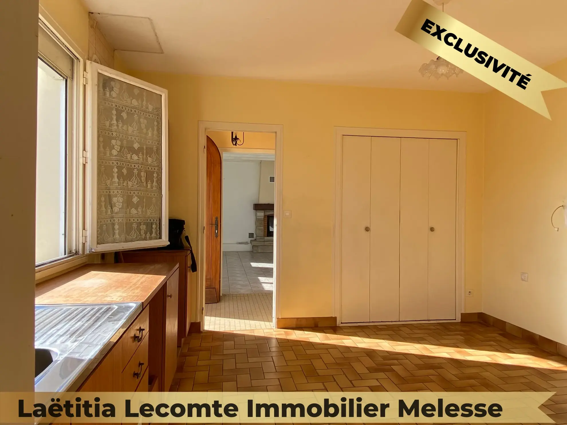Maison familiale en pierre à Melesse avec grand volume et potentiel de rénovation 