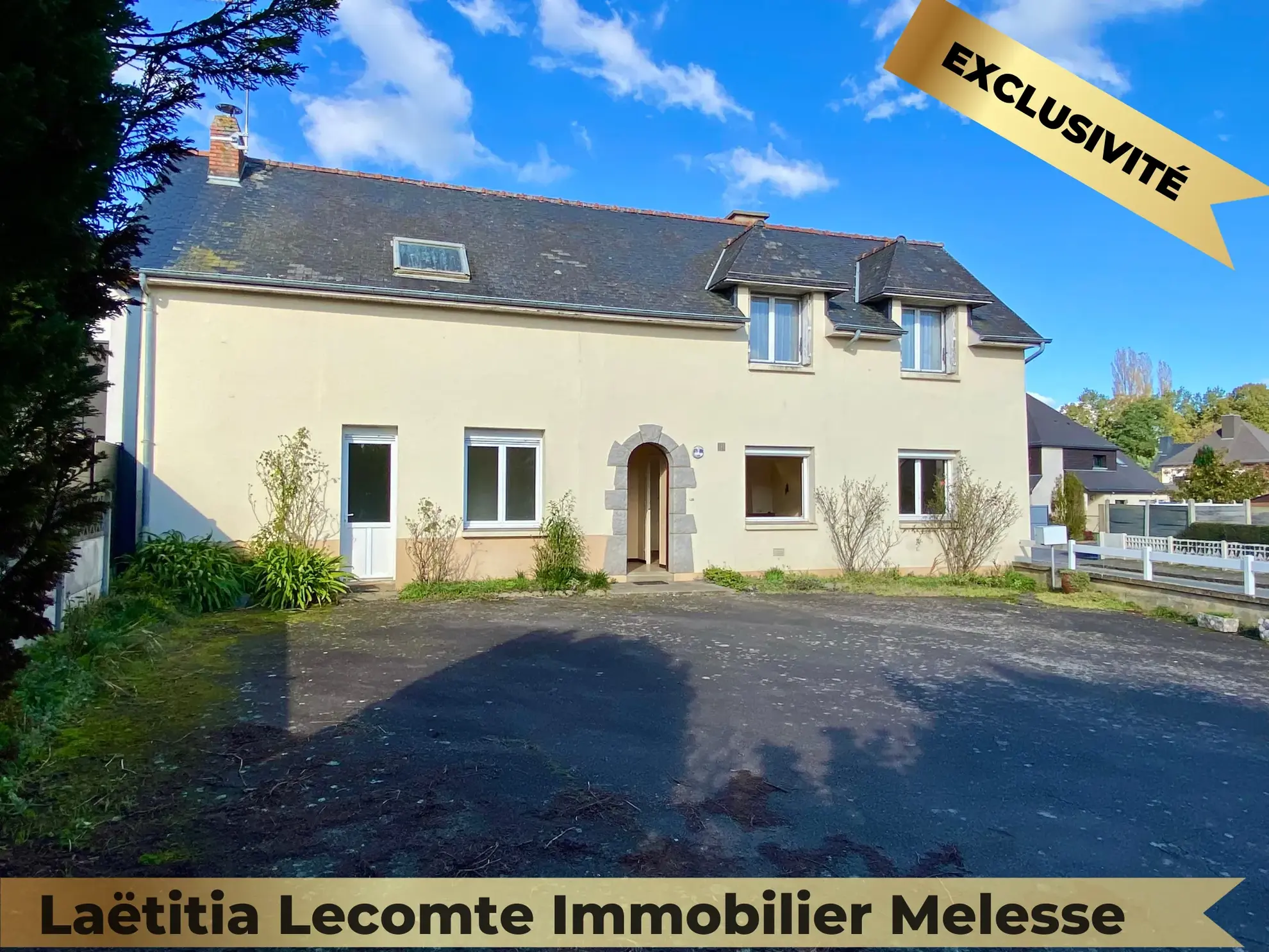 Maison familiale en pierre à Melesse avec grand volume et potentiel de rénovation 