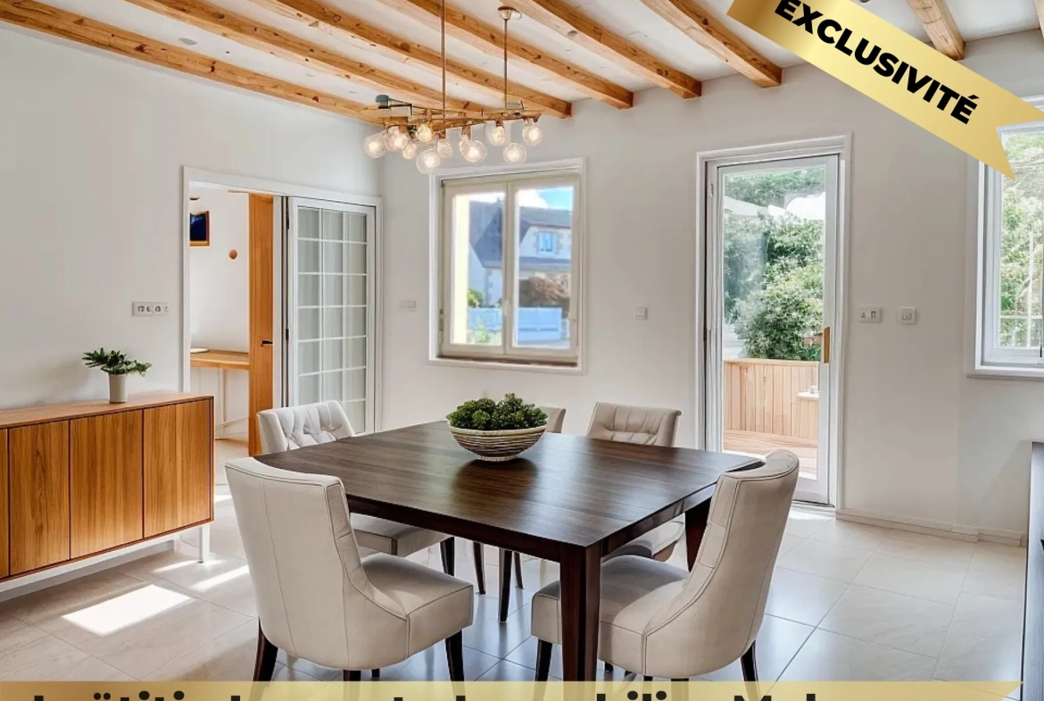 Maison familiale en pierre à Melesse avec grand volume et potentiel de rénovation 