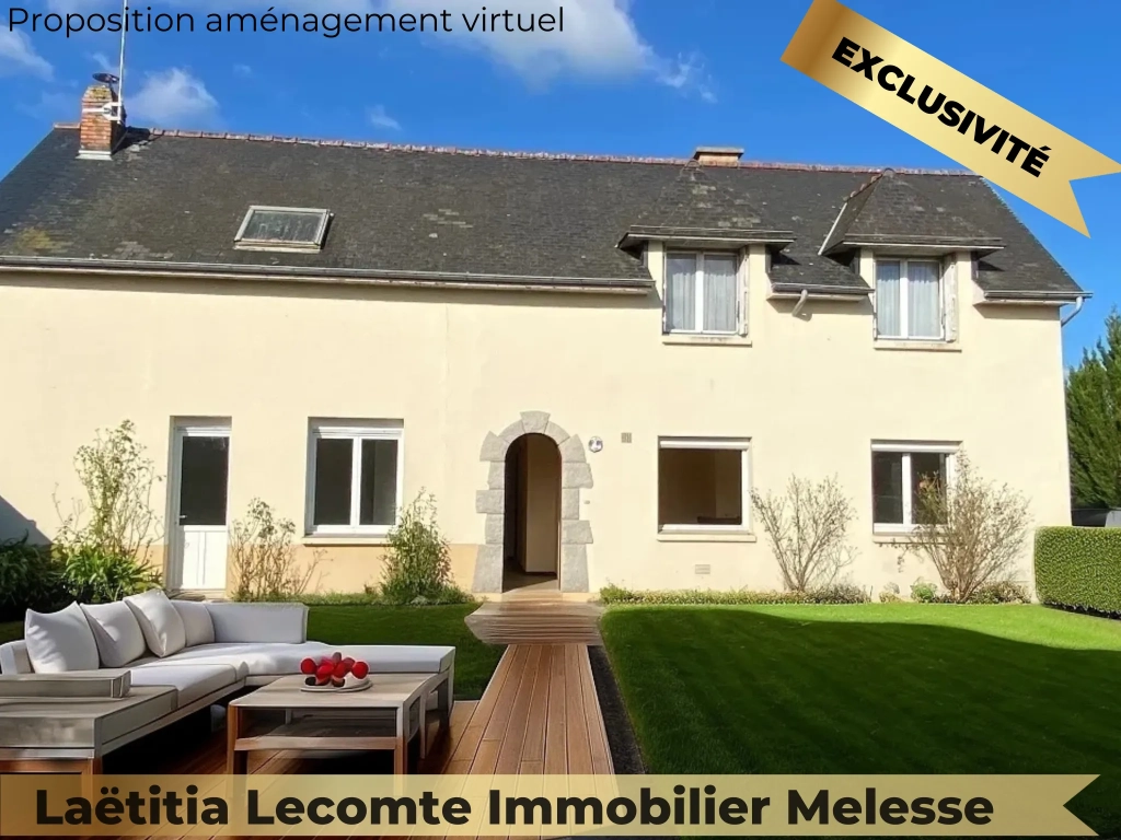 Maison familiale en pierre à Melesse avec grand volume et potentiel de rénovation