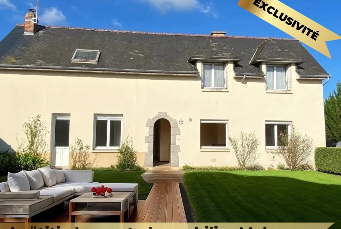 Maison familiale en pierre à Melesse avec grand volume et potentiel de rénovation 