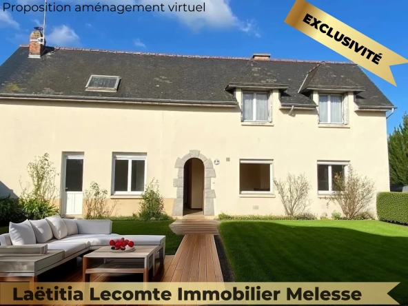 Maison familiale en pierre à Melesse avec grand volume et potentiel de rénovation