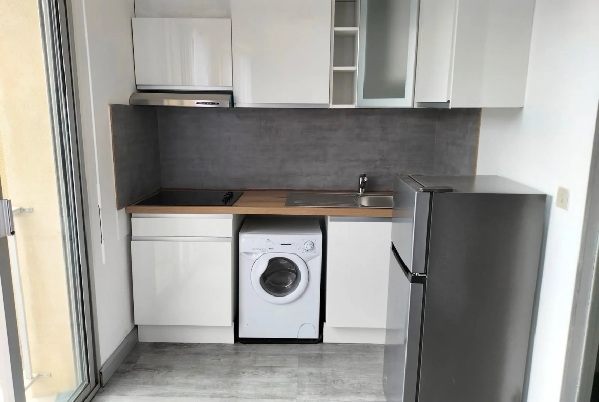 Joli studio 21 m² avec vue montagne à Cendras, idéal investissement locatif 