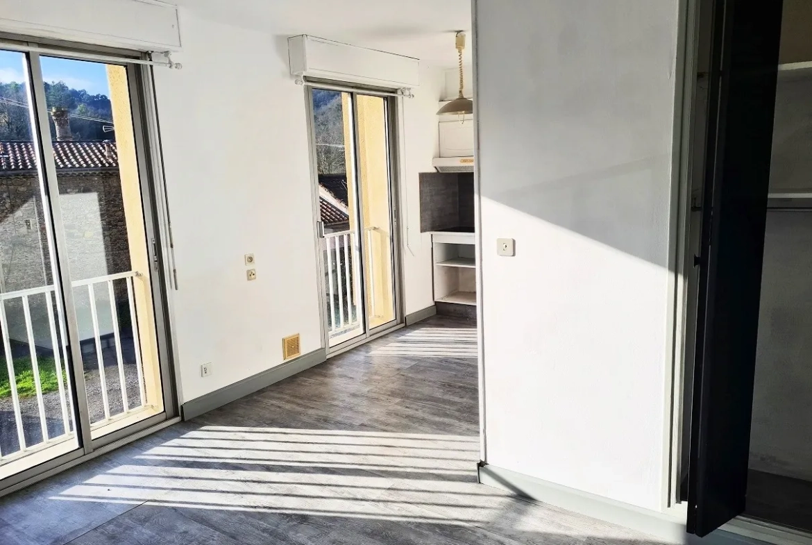 Joli studio 21 m² avec vue montagne à Cendras, idéal investissement locatif 