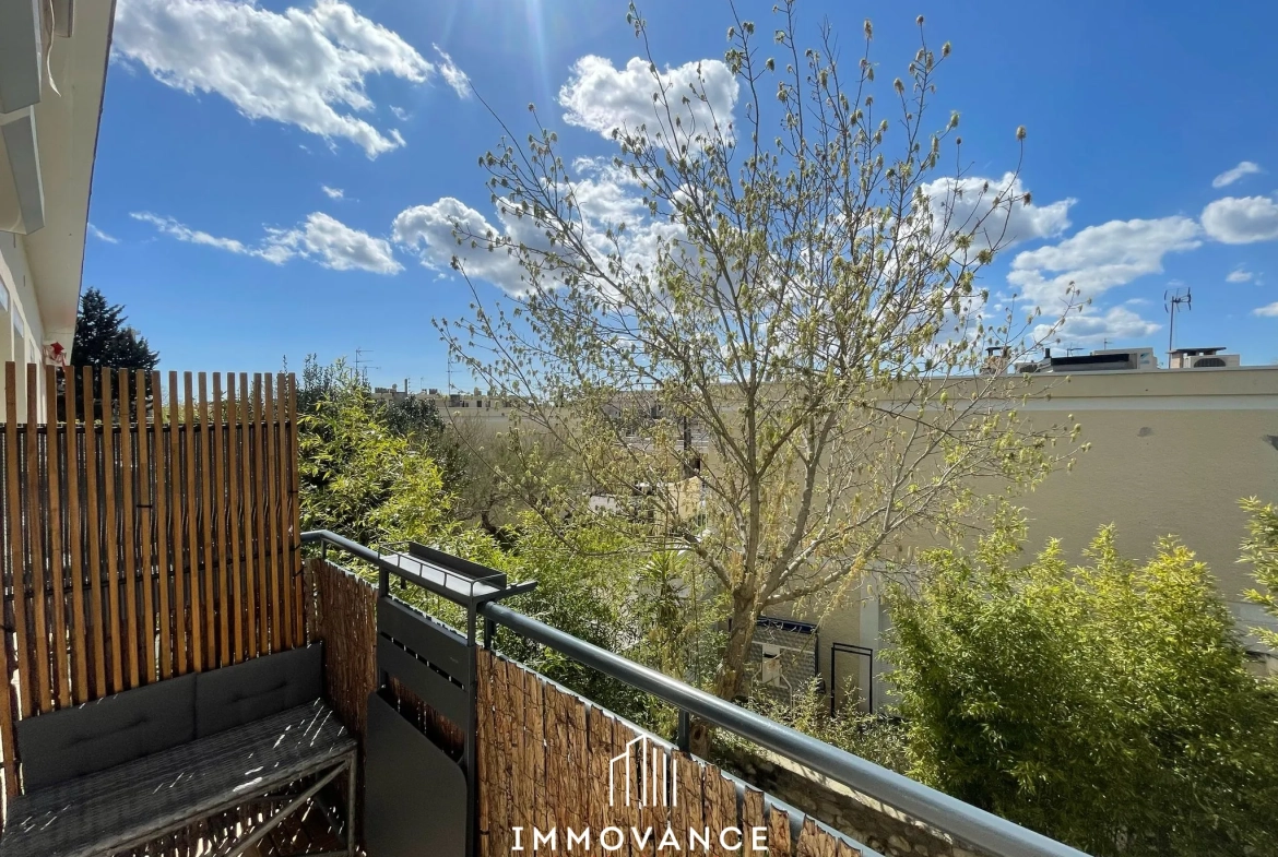 Appartement 3 pièces avec terrasse à Castelnau-le-Lez près de la Place de l'Europe 