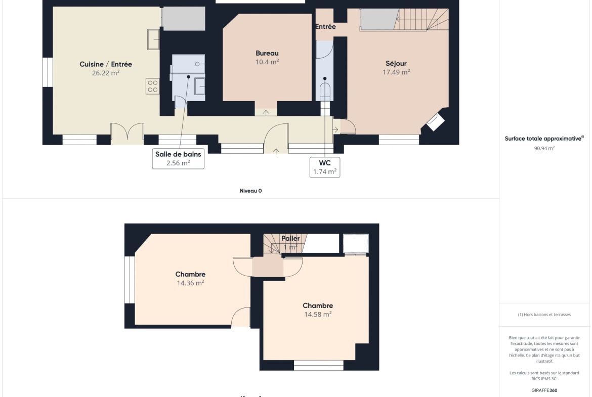 Maison à vendre de 91 m² avec jardin à Nevers, idéale première acquisition 