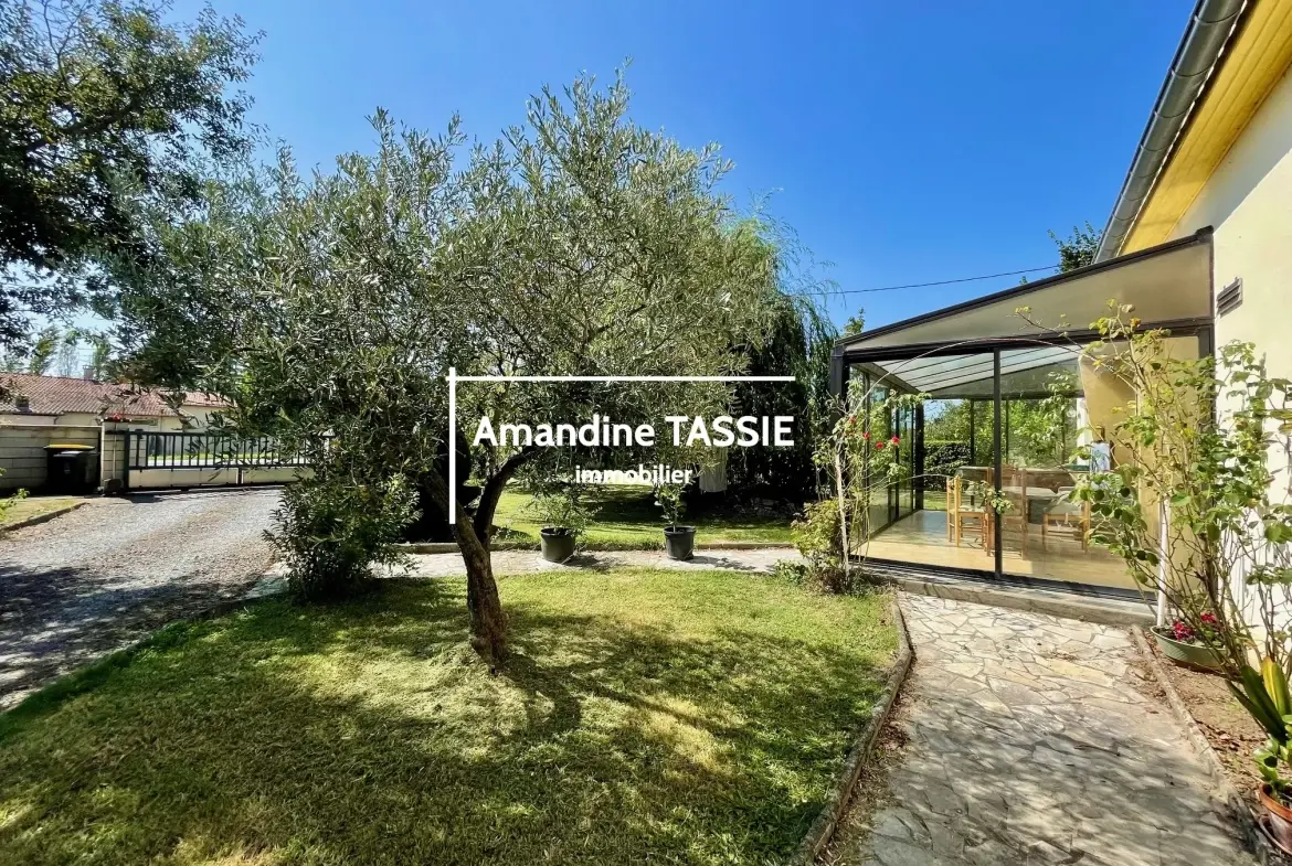 Maison individuelle lumineuse à Graulhet avec terrain constructible de 3450 m² 