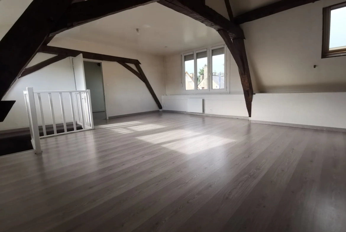 Maison à vendre en centre-ville de Moncé en Belin avec mezzanine et garage 
