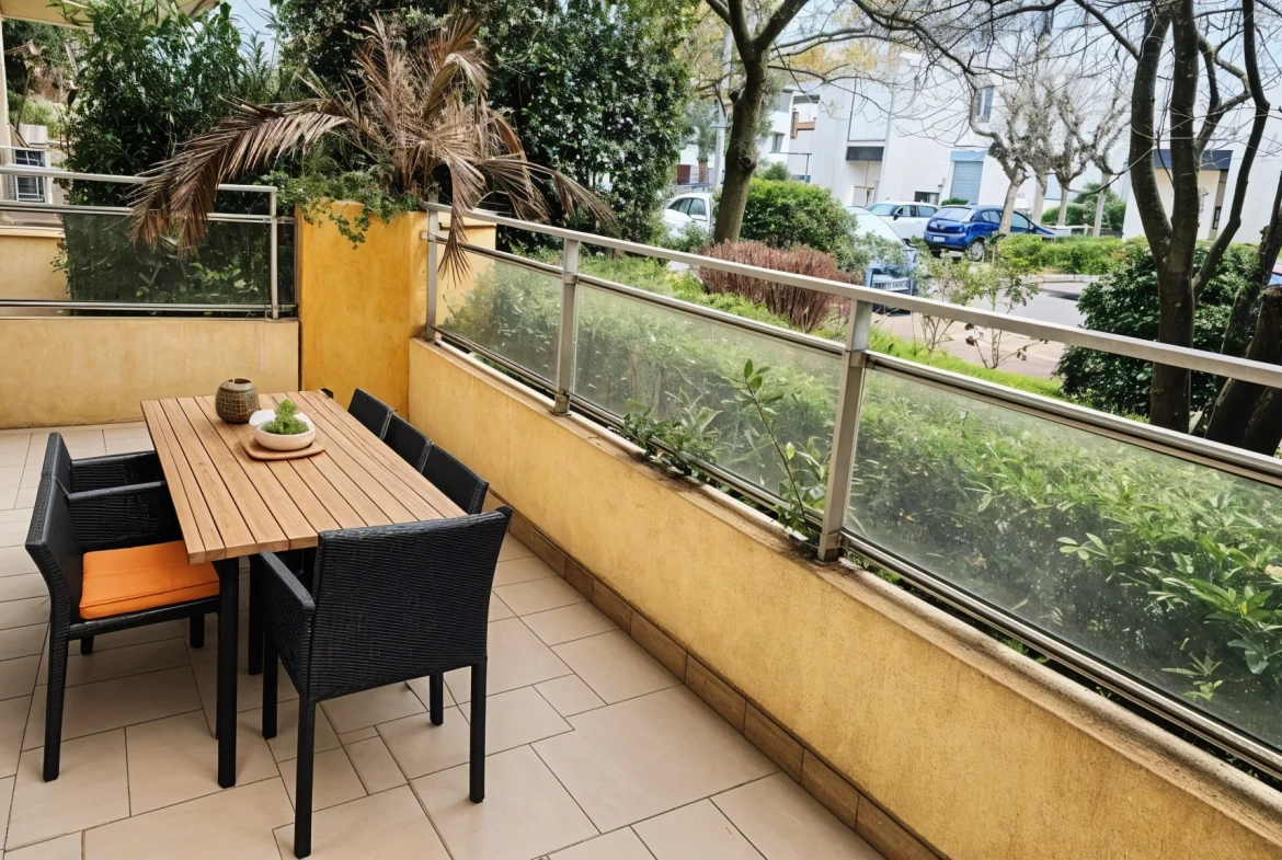 Spacieux T2 avec Terrasse à Montpellier, Quartier des Arceaux, Résidence Calme 