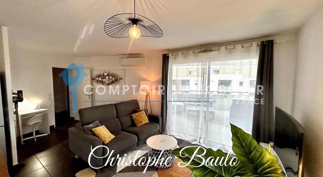 Appartement T3 de 66 m² avec terrasse et stationnement à Lattes 