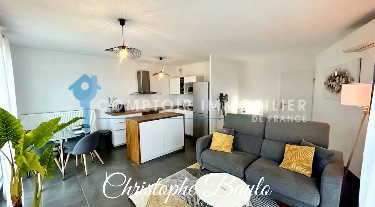 Appartement T3 de 66 m² avec terrasse et stationnement à Lattes 