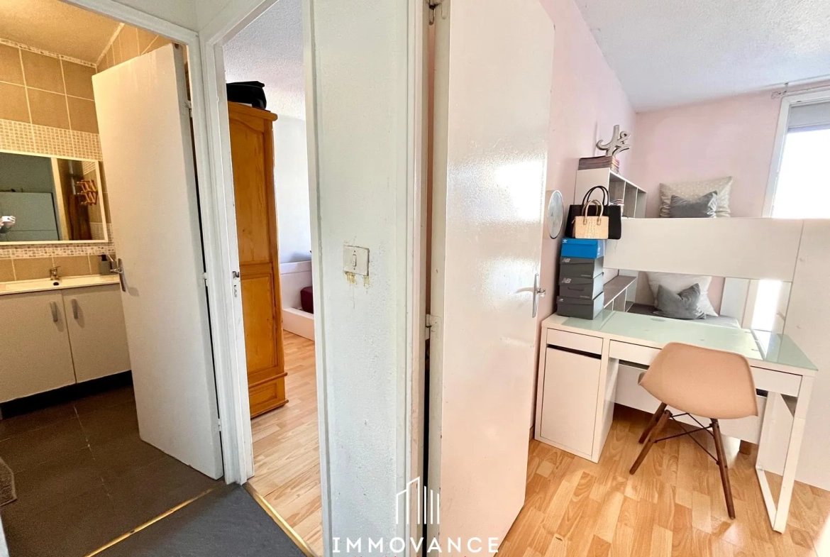 À vendre : Appartement lumineux de 75m² avec balcon dans les Cévennes à Montpellier 