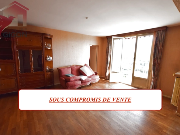Appartement lumineux avec vue panoramique à Vieux-Charmont - 3 chambres, garage, cave