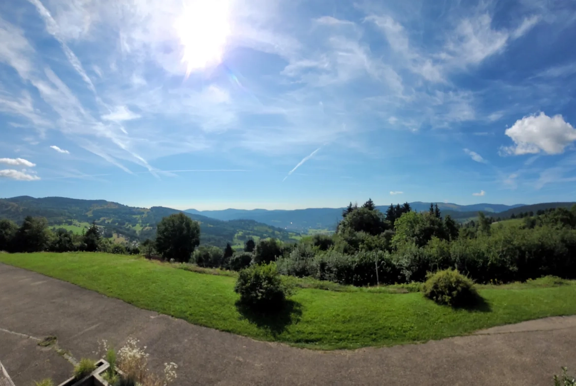 Appartement T2 avec vue imprenable à Soultzeren, proche Munster et Colmar 