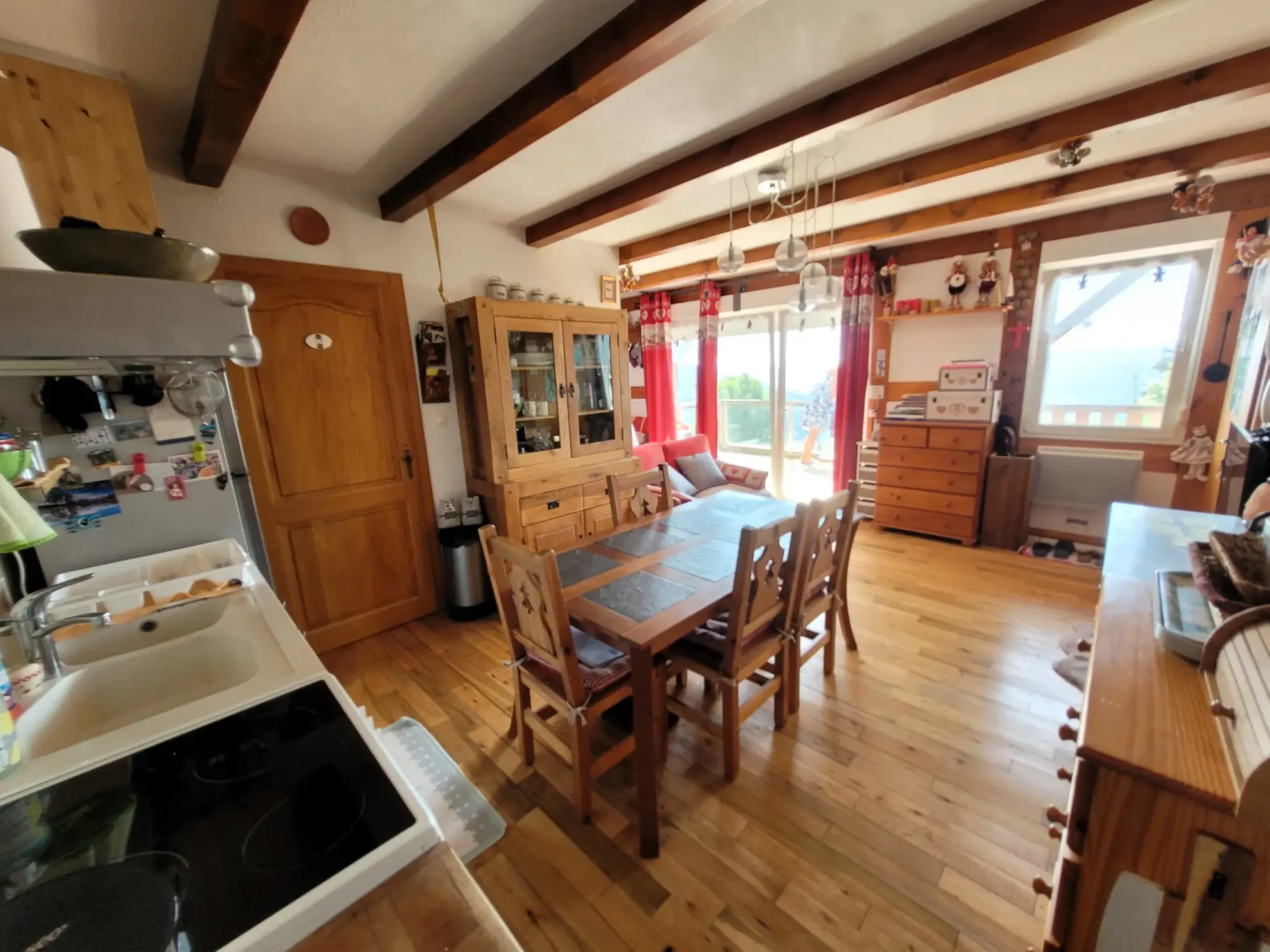 Appartement T2 avec vue imprenable à Soultzeren, proche Munster et Colmar 