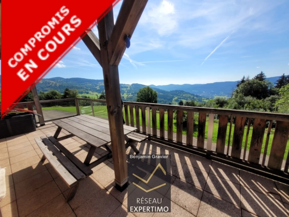 Appartement T2 avec vue imprenable à Soultzeren, proche Munster et Colmar