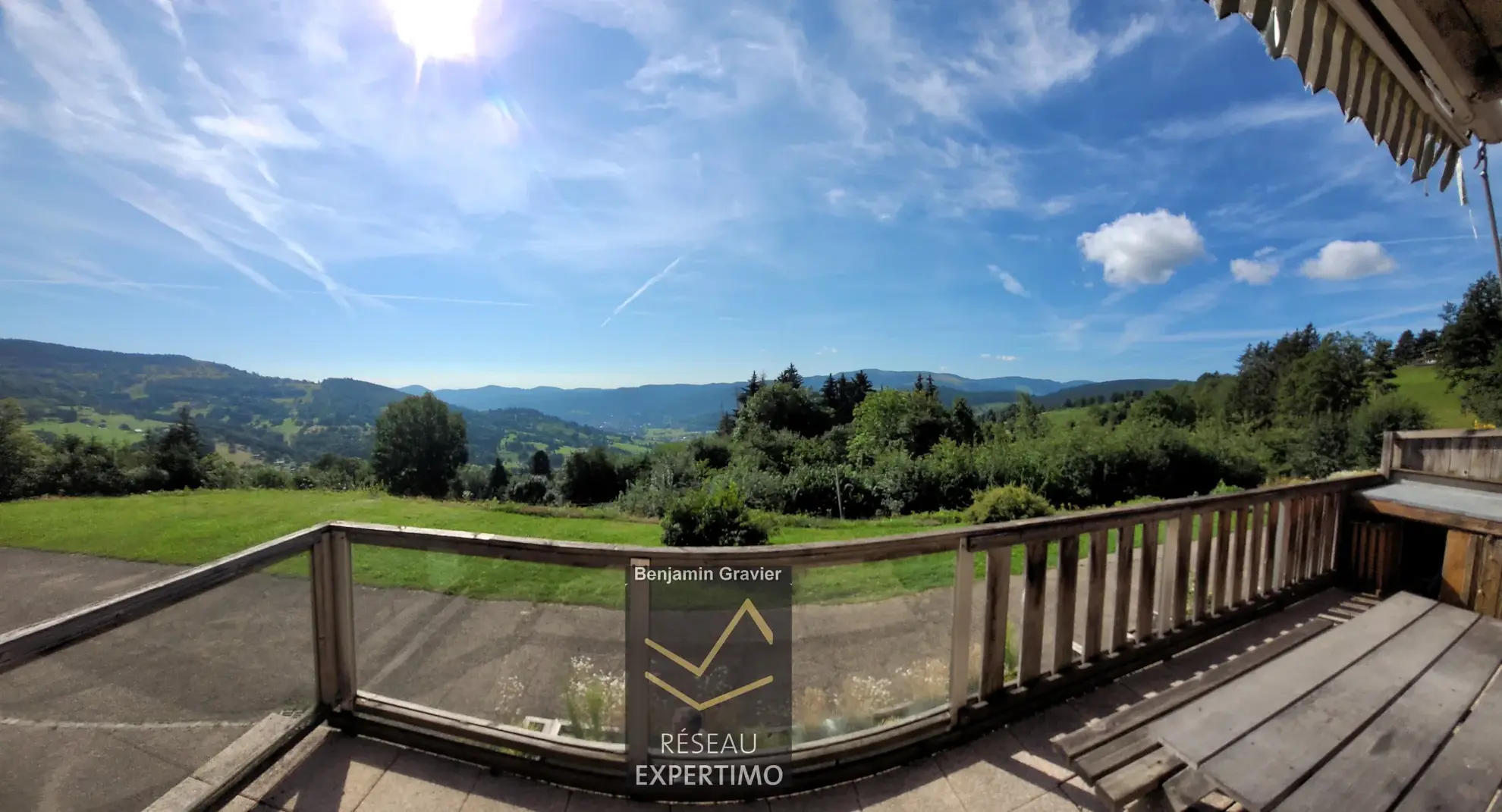 Appartement T2 avec vue imprenable à Soultzeren, proche Munster et Colmar 