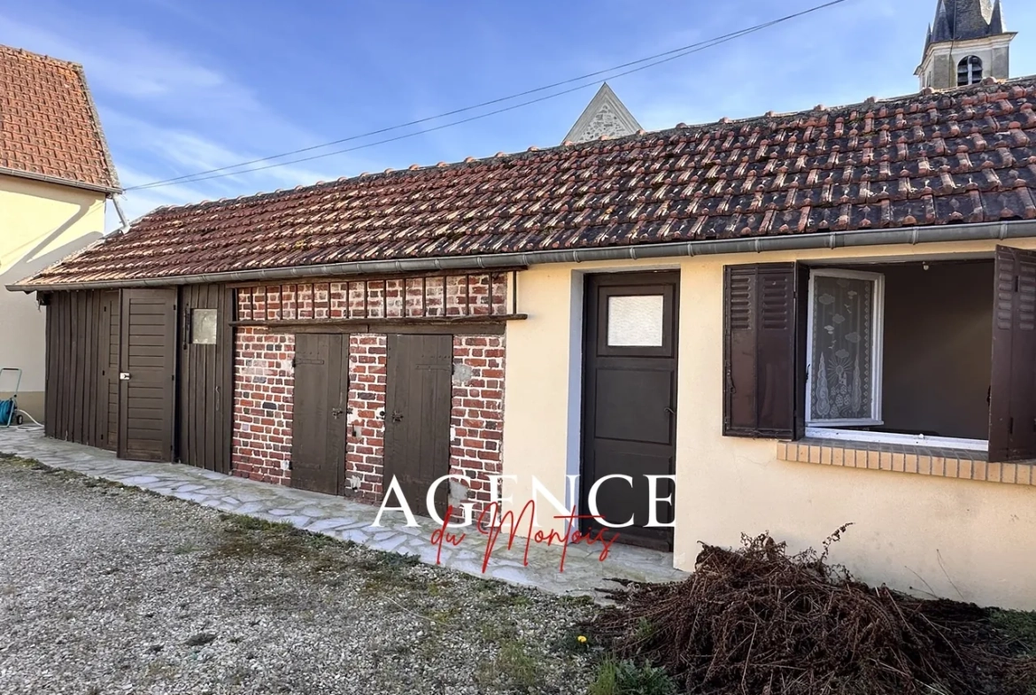 Charmante maison villageoise à Bray-sur-Seine avec jardin et garage 