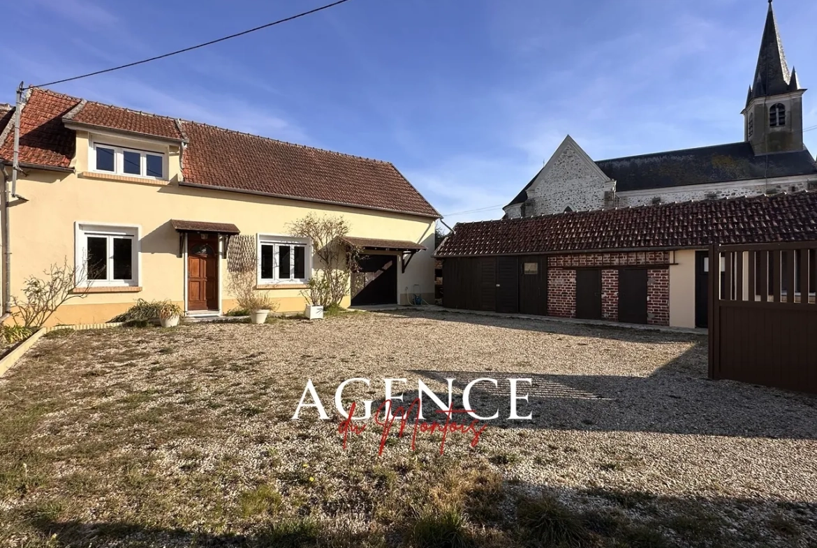 Charmante maison villageoise à Bray-sur-Seine avec jardin et garage 