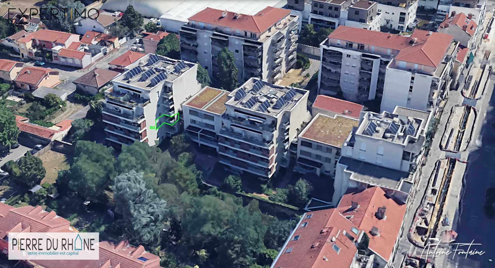 Appartement T3 à Villeurbanne avec balcon et garage, proche écoles et transports 