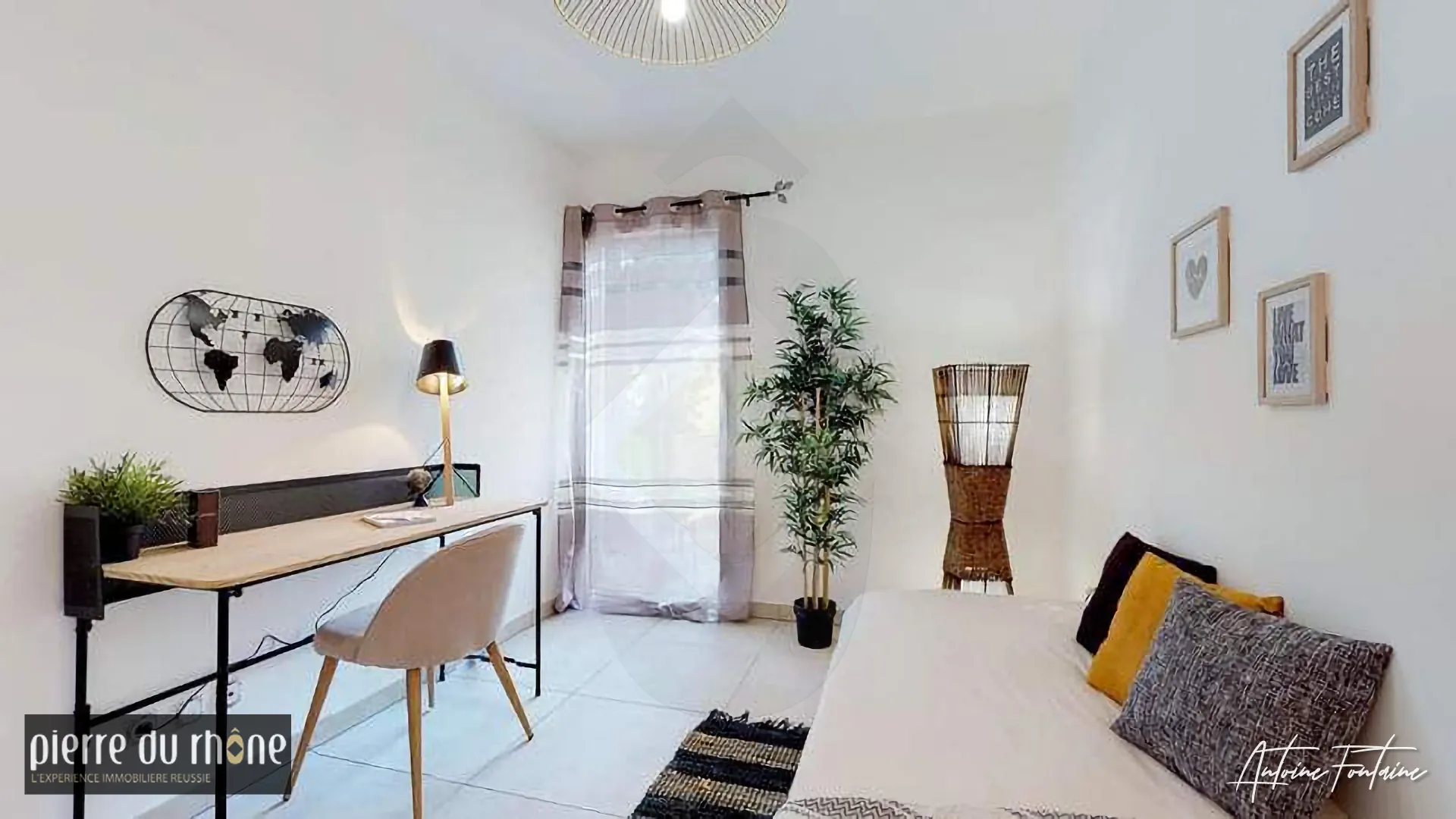 Appartement T3 à Villeurbanne avec balcon et garage, proche écoles et transports 