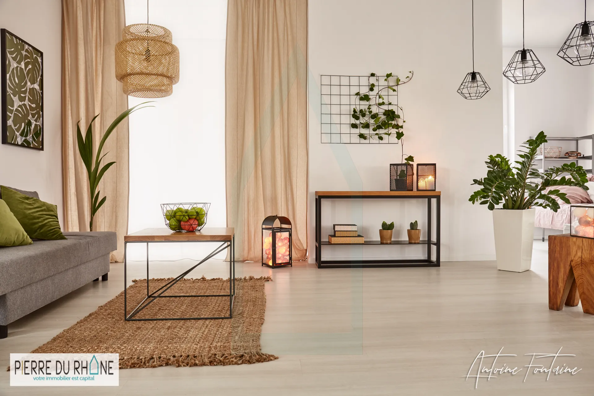 Appartement T3 à Villeurbanne avec balcon et garage, proche écoles et transports 
