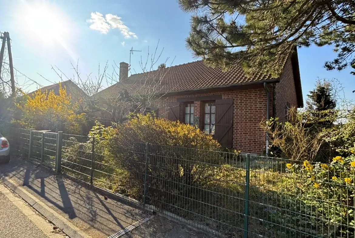 Maison de plain-pied à Achicourt de 85m² avec terrasse et jardin clos 