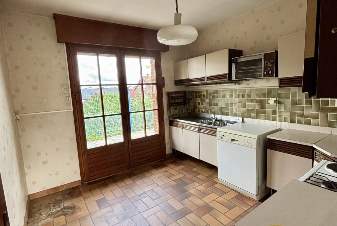 Maison de plain-pied à Achicourt de 85m² avec terrasse et jardin clos 