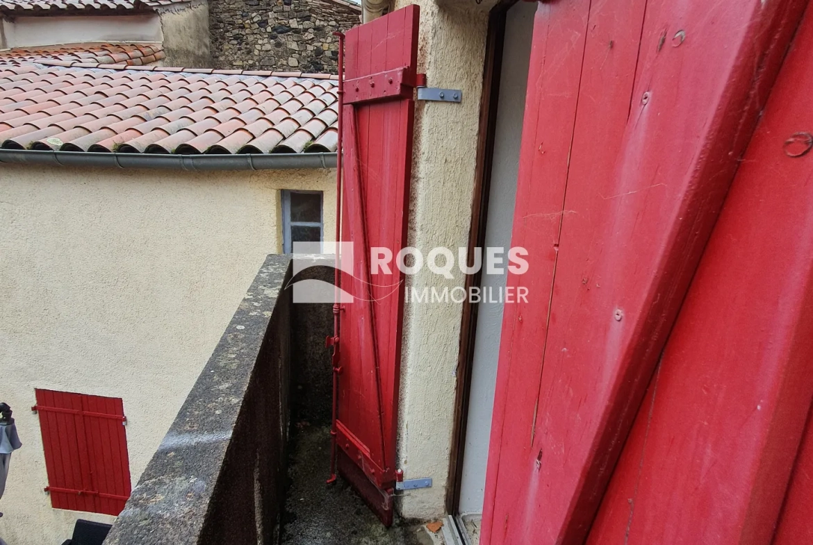 Maison de village à Lunas de 48 m² avec terrasse et grenier aménageable 