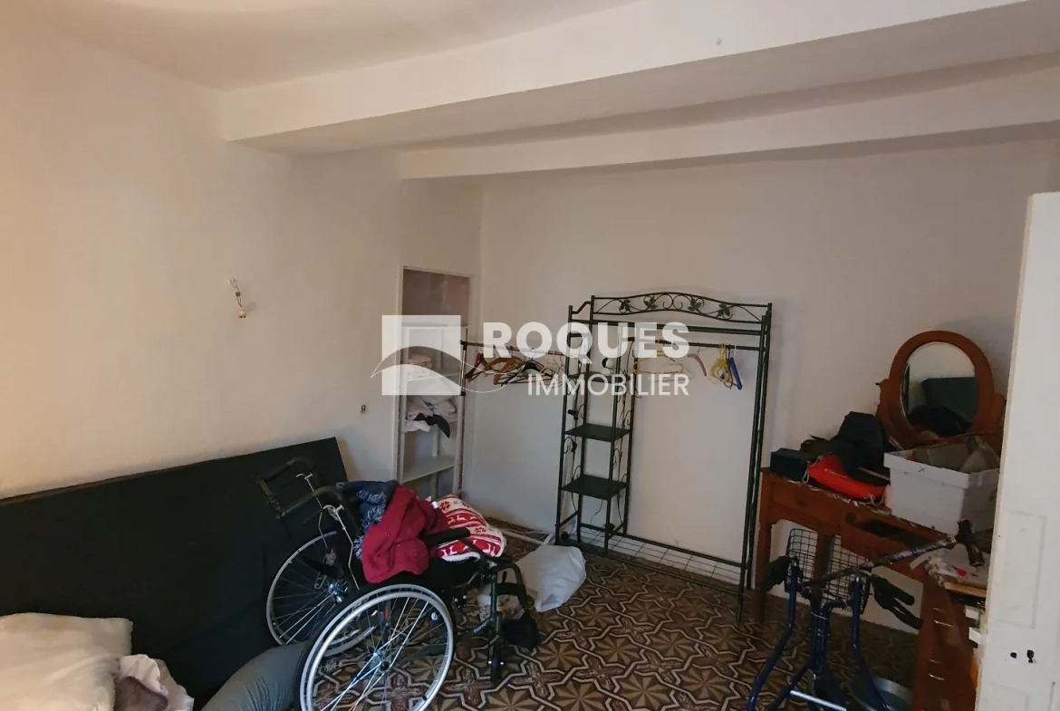 Maison de village à Lunas de 48 m² avec terrasse et grenier aménageable 