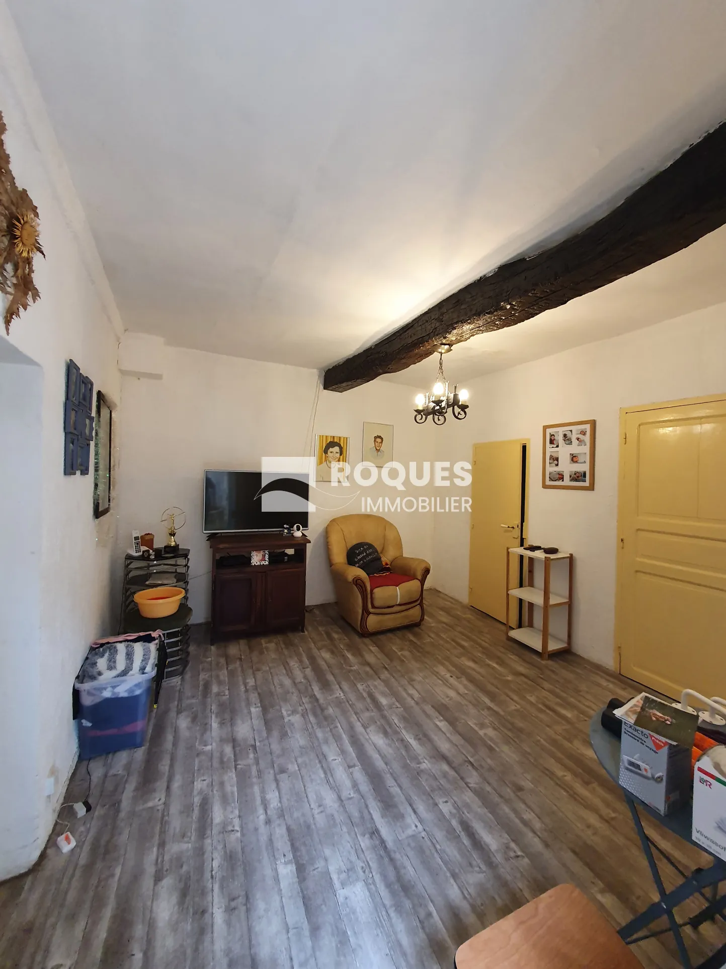 Maison de village à Lunas de 48 m² avec terrasse et grenier aménageable 